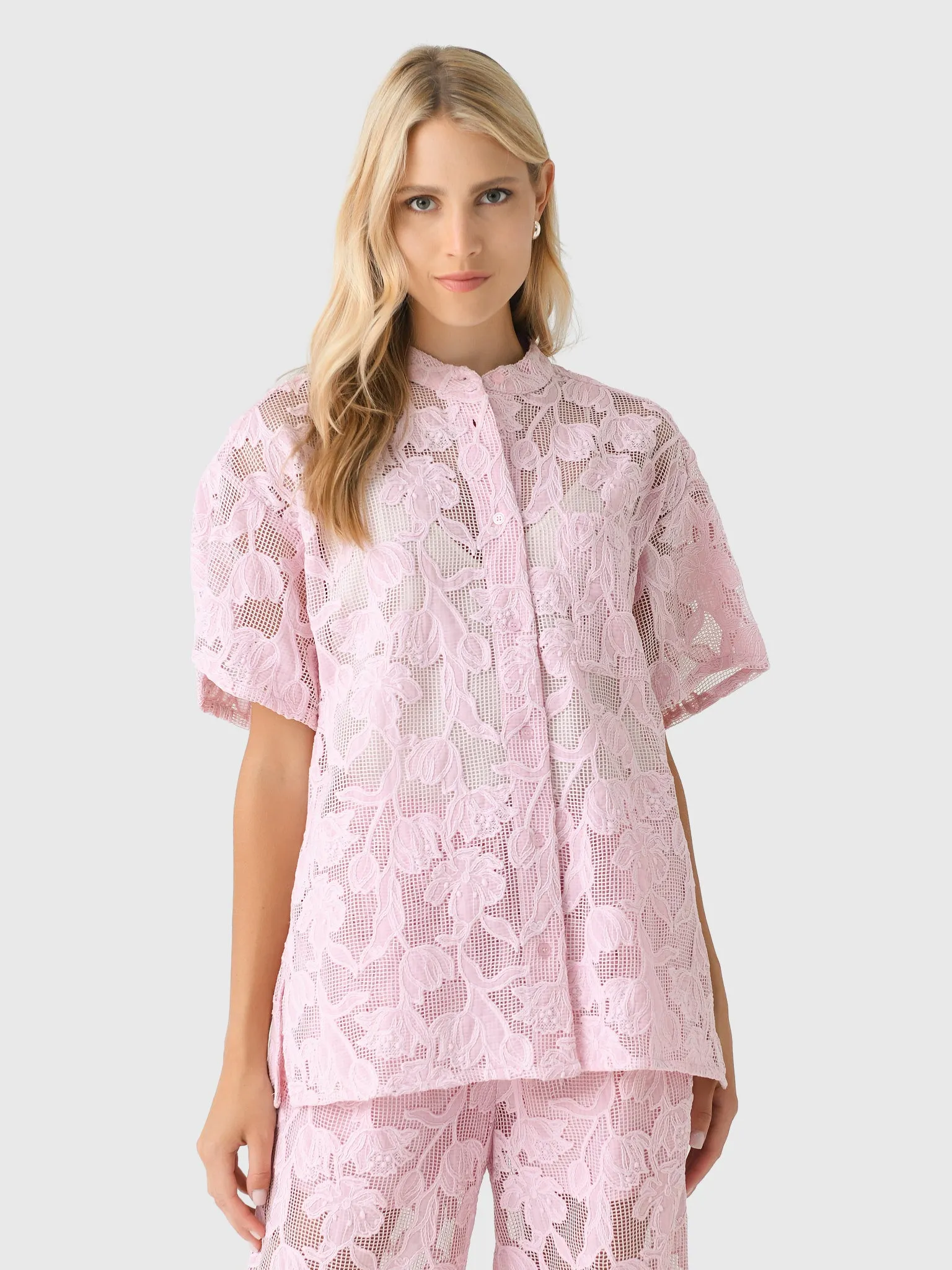Essentiel Antwerp Women's Hok Lace Shirt sold by Saint Bernard