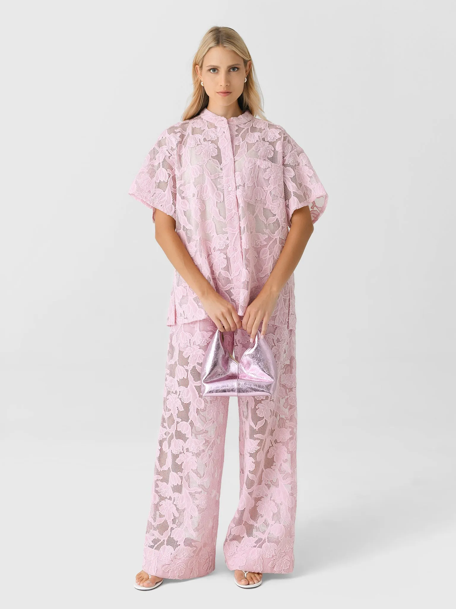 Essentiel Antwerp Women's Hok Lace Shirt sold by Saint Bernard product image thumbnail 2