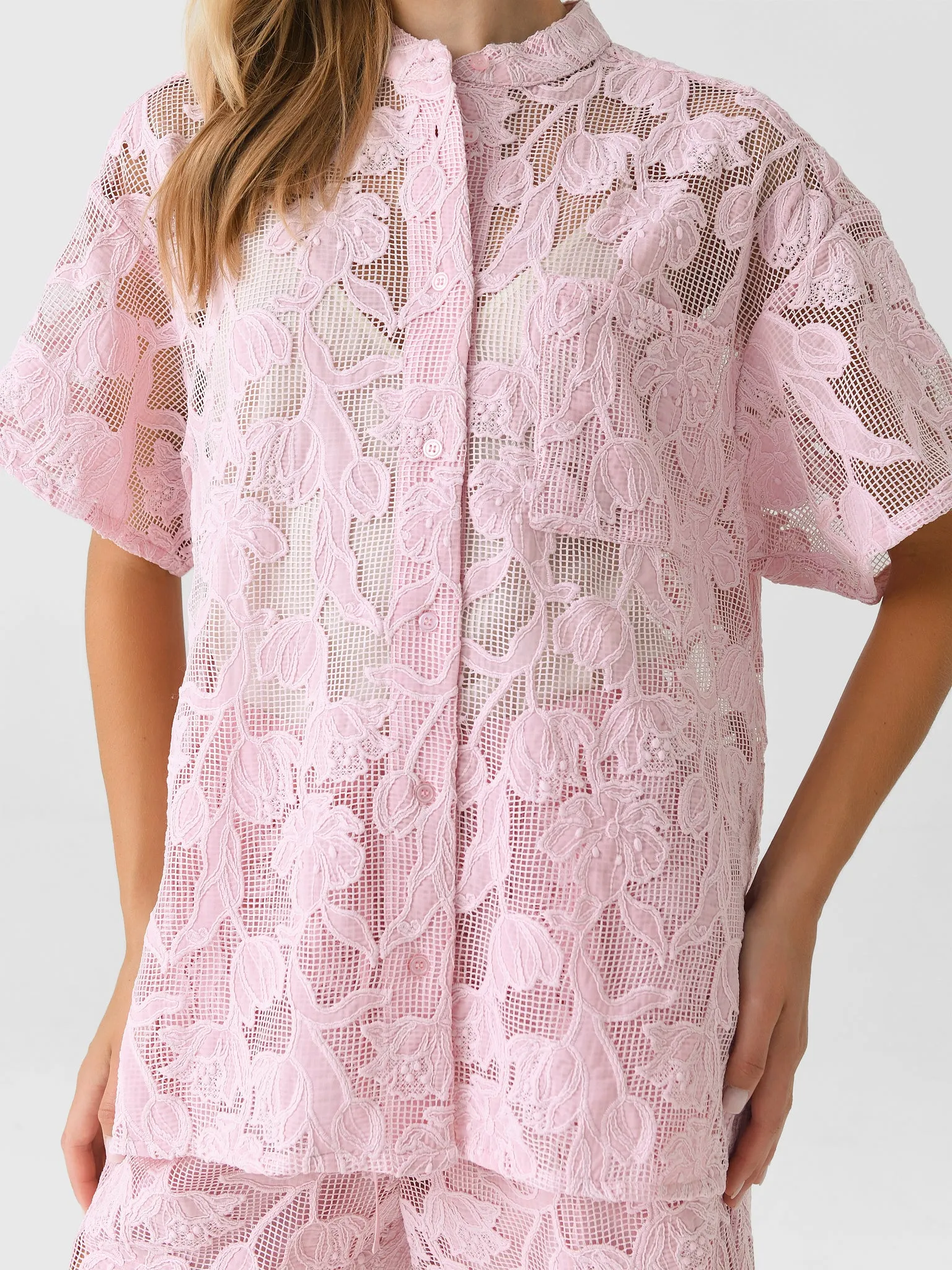Essentiel Antwerp Women's Hok Lace Shirt sold by Saint Bernard product image thumbnail 5