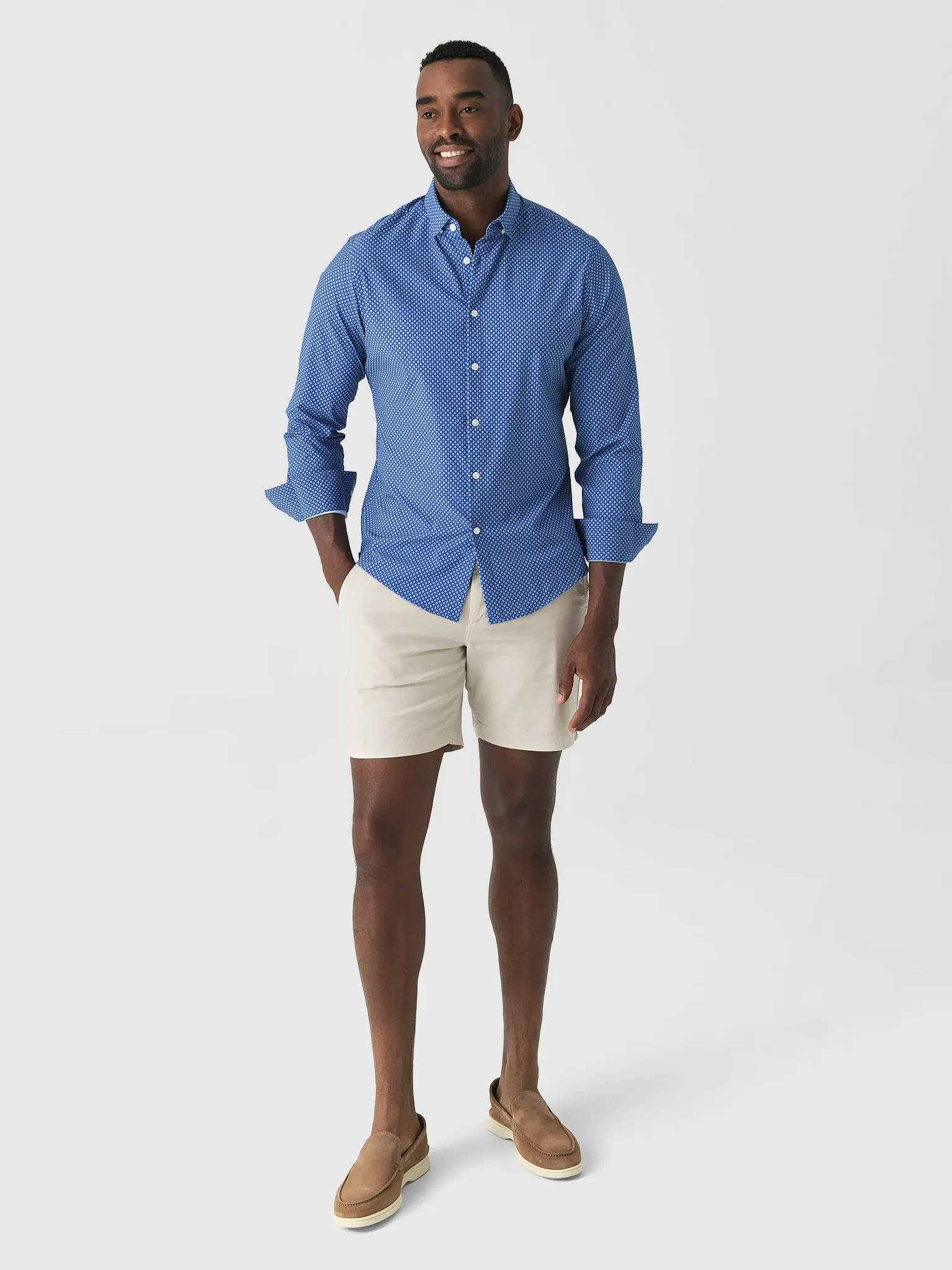Mizzen+Main Men's Trim Leeward No Tuck Dress Shirt sold by Saint Bernard product image thumbnail 2