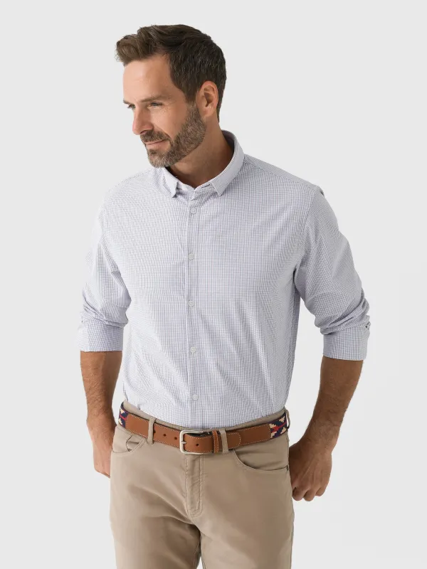 Mizzen+Main Men's Trim Leeward No Tuck Dress Shirt sold by Saint Bernard