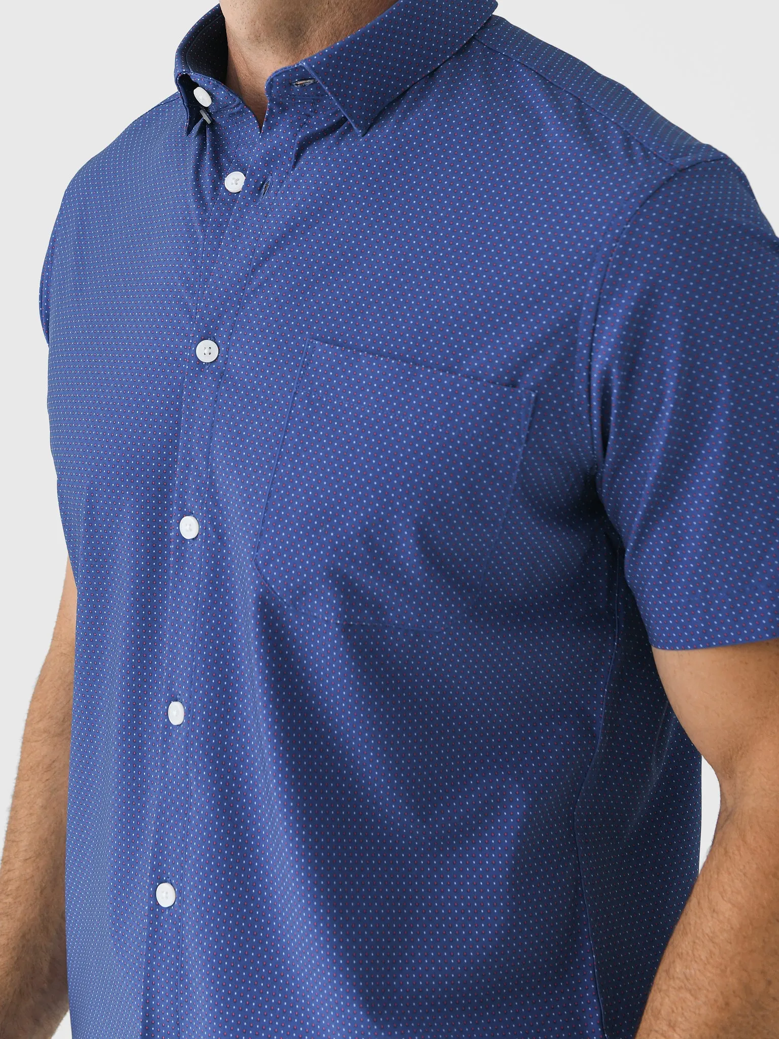 Mizzen+Main Men's Trim Leeward Short Sleeve Dress Shirt sold by Saint Bernard product image thumbnail 5