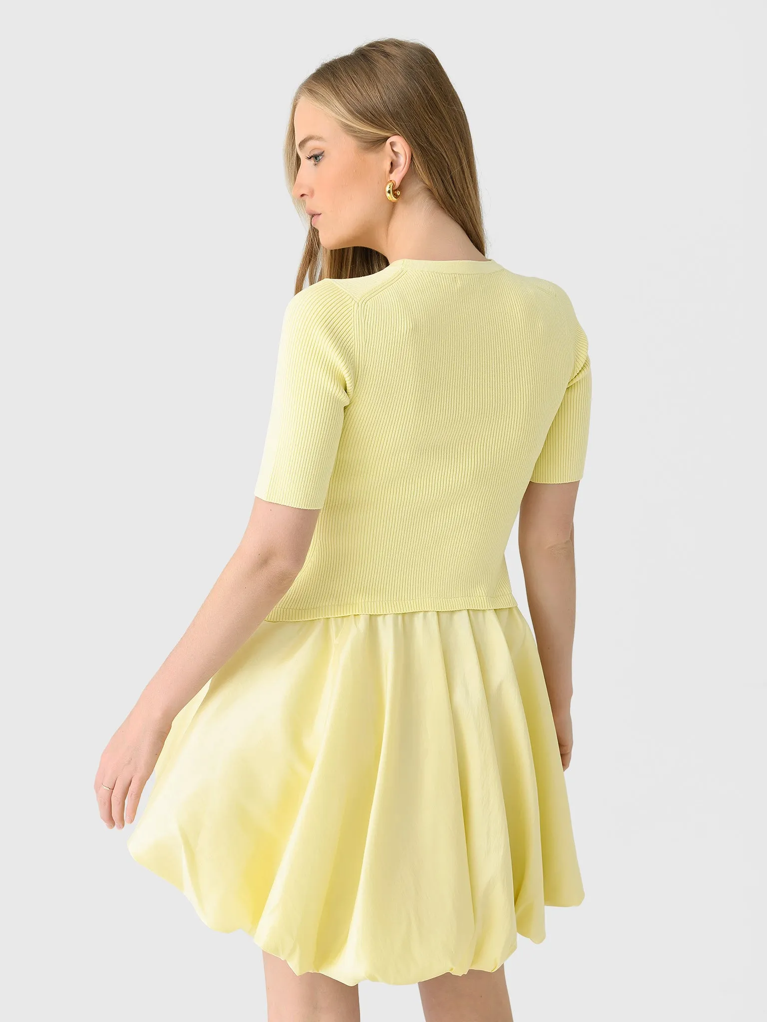 Simkhai Women's Kenny Combo Mini Dress sold by Saint Bernard product image thumbnail 4