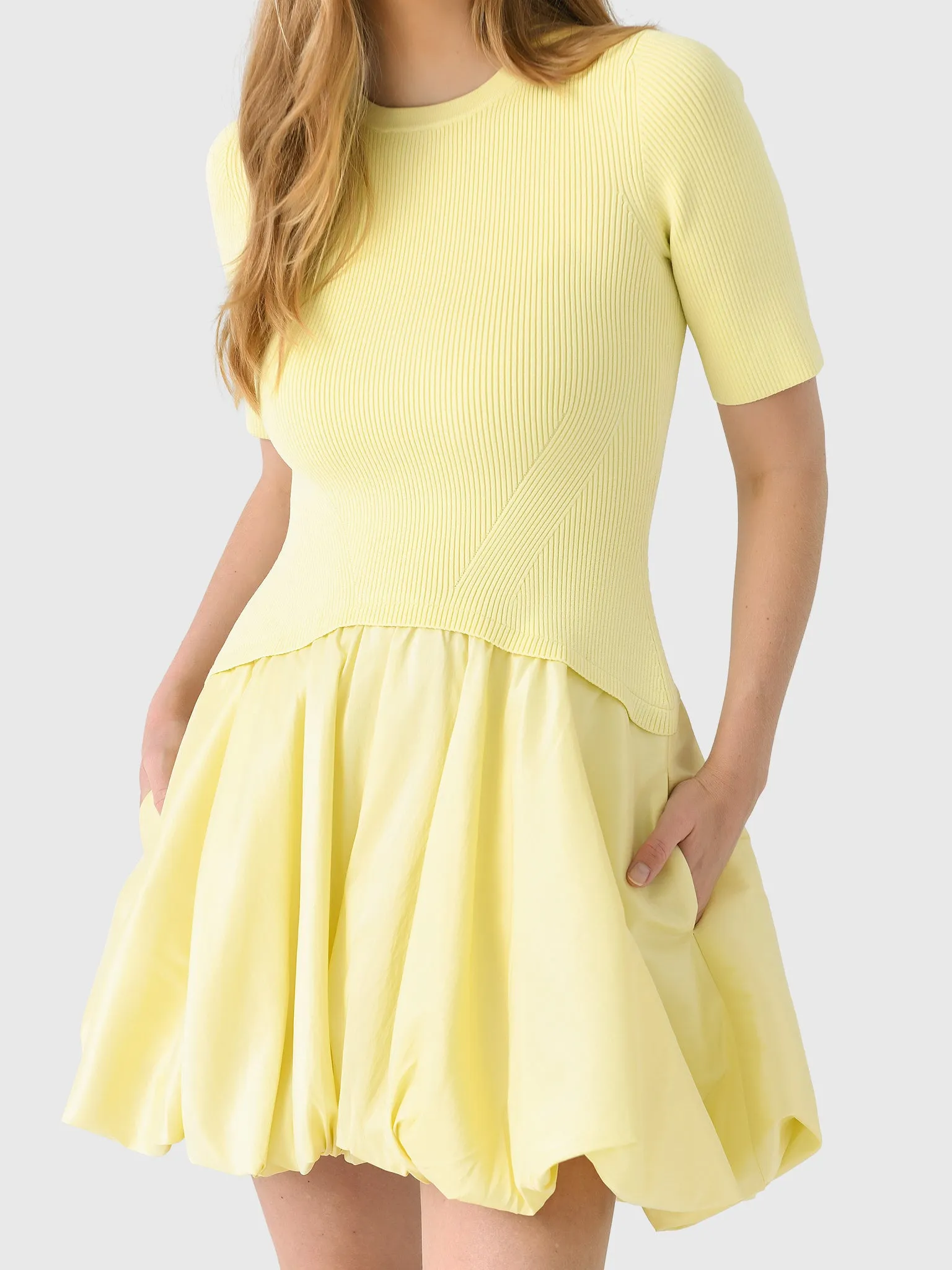 Simkhai Women's Kenny Combo Mini Dress sold by Saint Bernard product image thumbnail 5