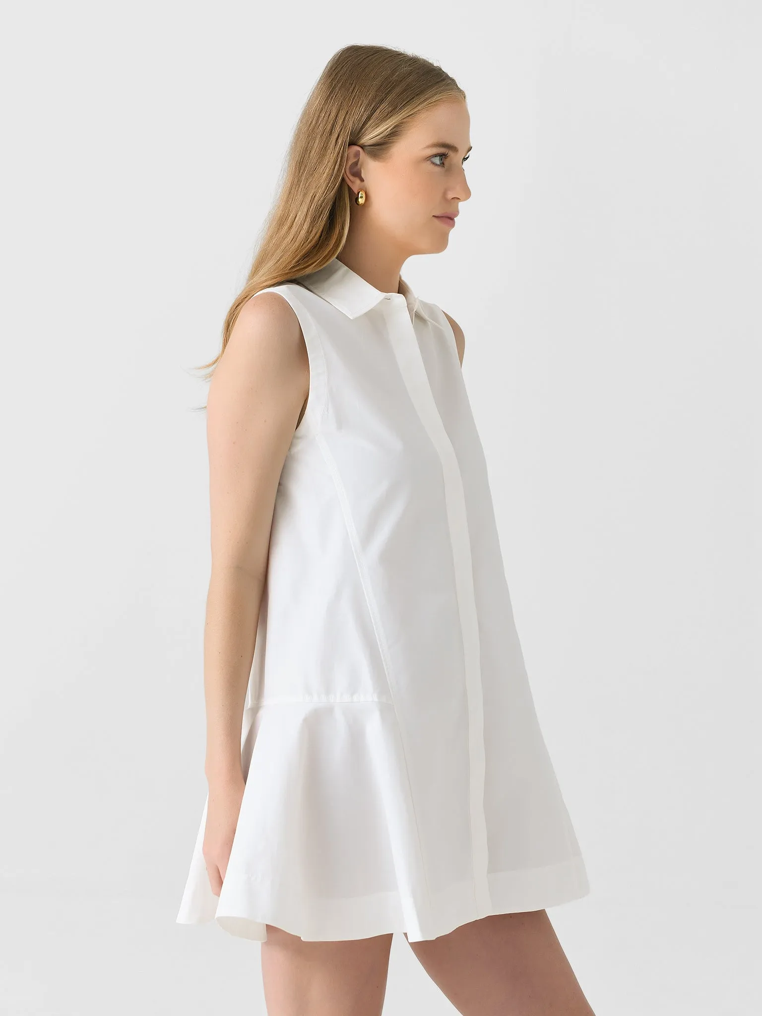 Simkhai Women's Maggy Pleated Mini Dress sold by Saint Bernard product image thumbnail 3