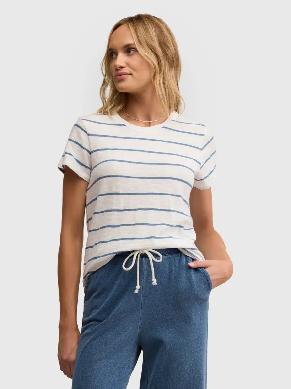 Z Supply Women's Foundation Stripe Tee made by Saint Bernard