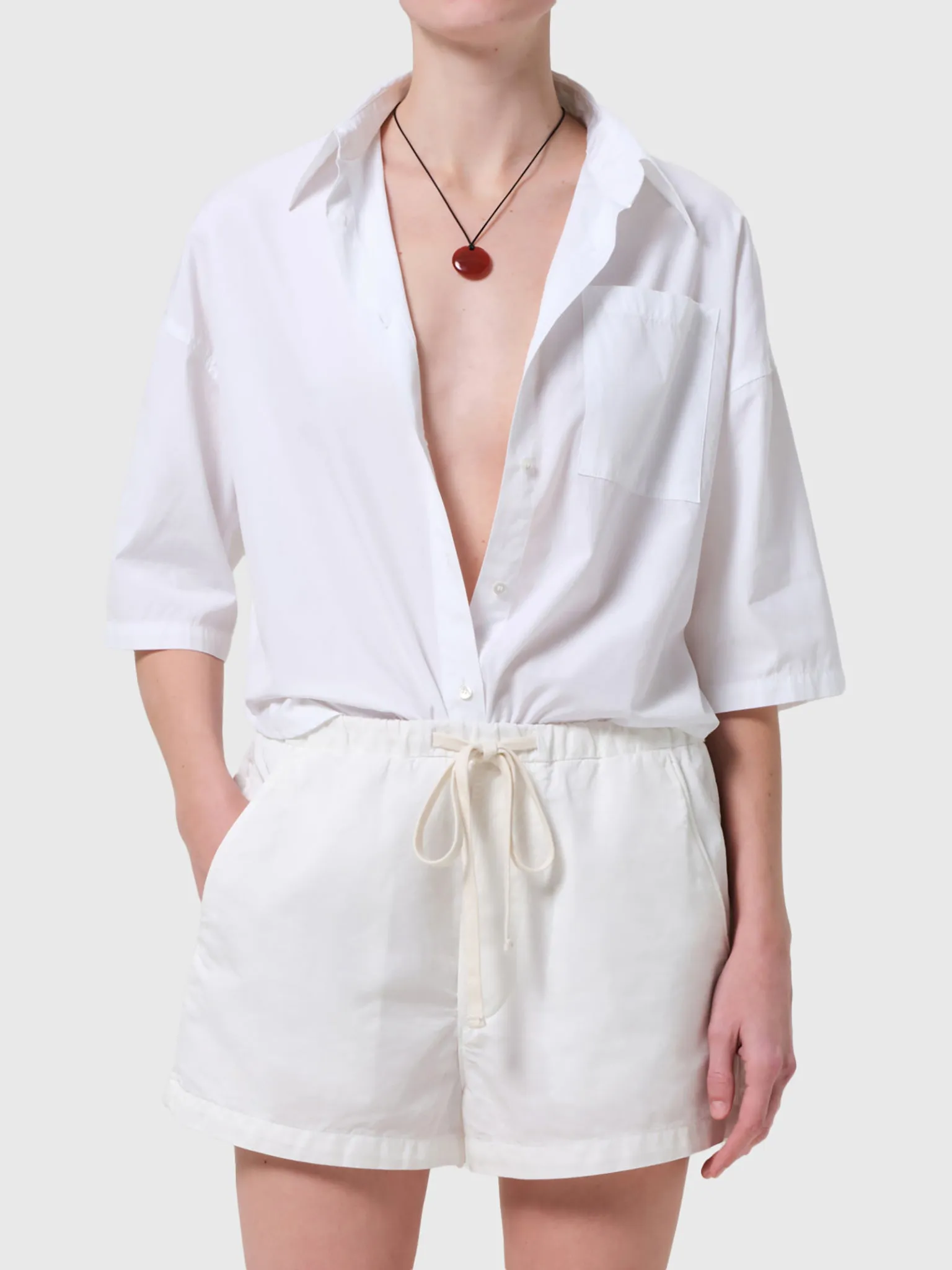 Citizens Of Humanity Women's Frances Cropped Cape Button-Down Shirt sold by Saint Bernard product image thumbnail 2