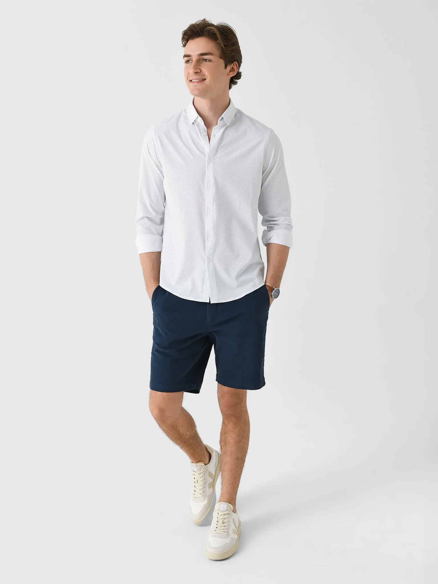 Mizzen+Main Men's Trim Leeward No Tuck Dress Shirt sold by Saint Bernard product image thumbnail 2