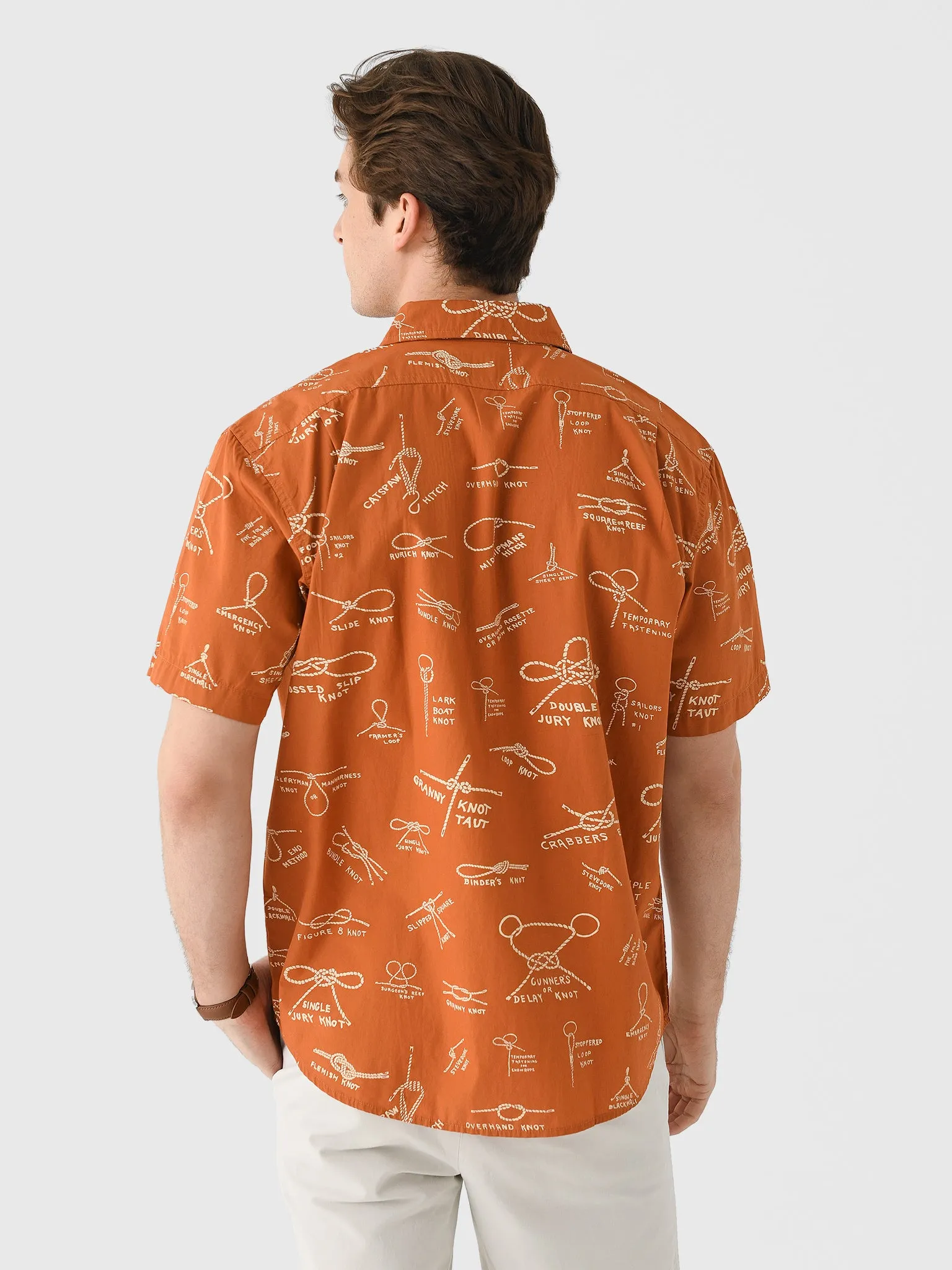 Filson Men's Washed Short Sleeve Feather Cloth Shirt sold by Saint Bernard product image thumbnail 4