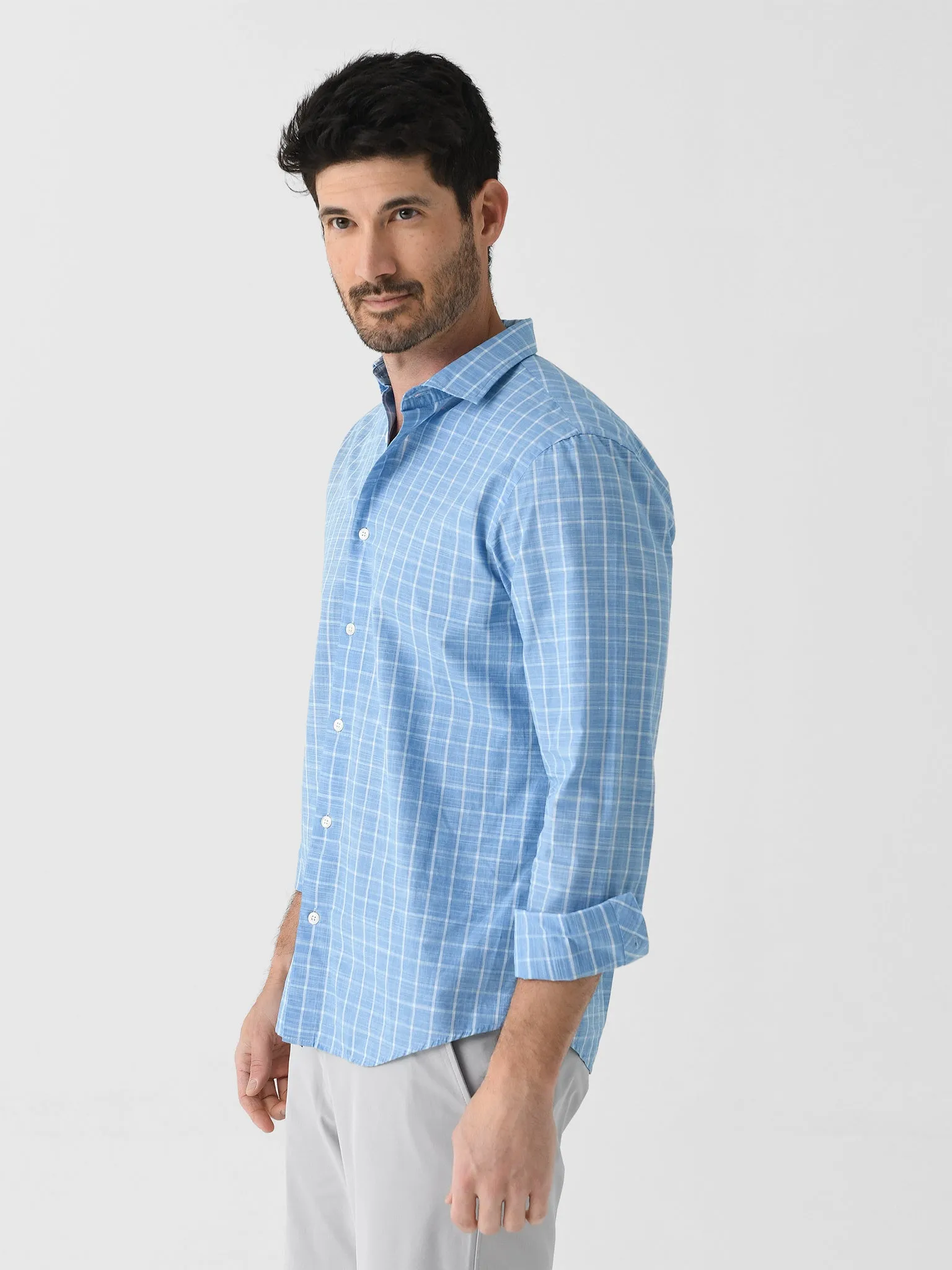 Billy Reid Men's Hutcheson Sport Shirt sold by Saint Bernard product image thumbnail 3