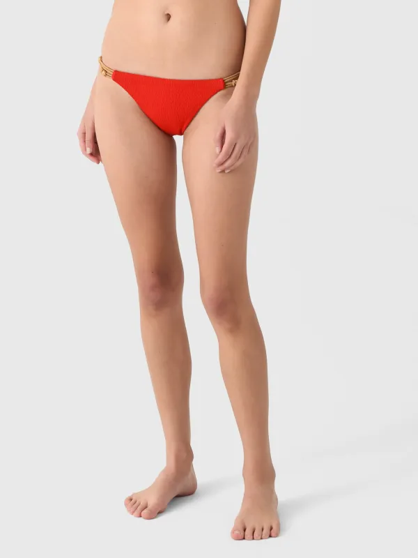 ViX Women's Firenze Paige Detail Brazilian Bikini Bottom sold by Saint Bernard