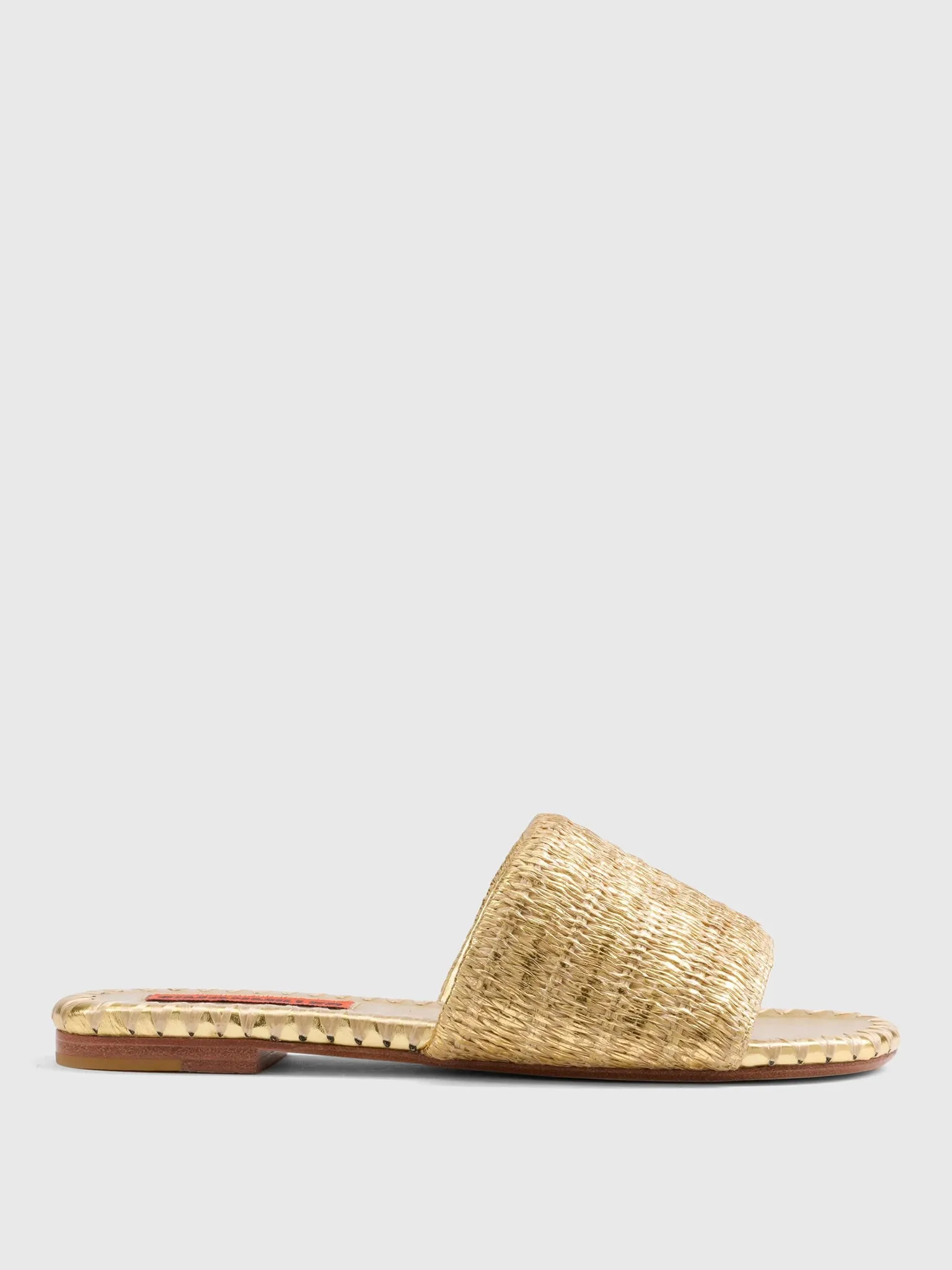 Simon Miller Women's Metallic Raffia Salerno Slide Sandal sold by Saint Bernard product image thumbnail 4