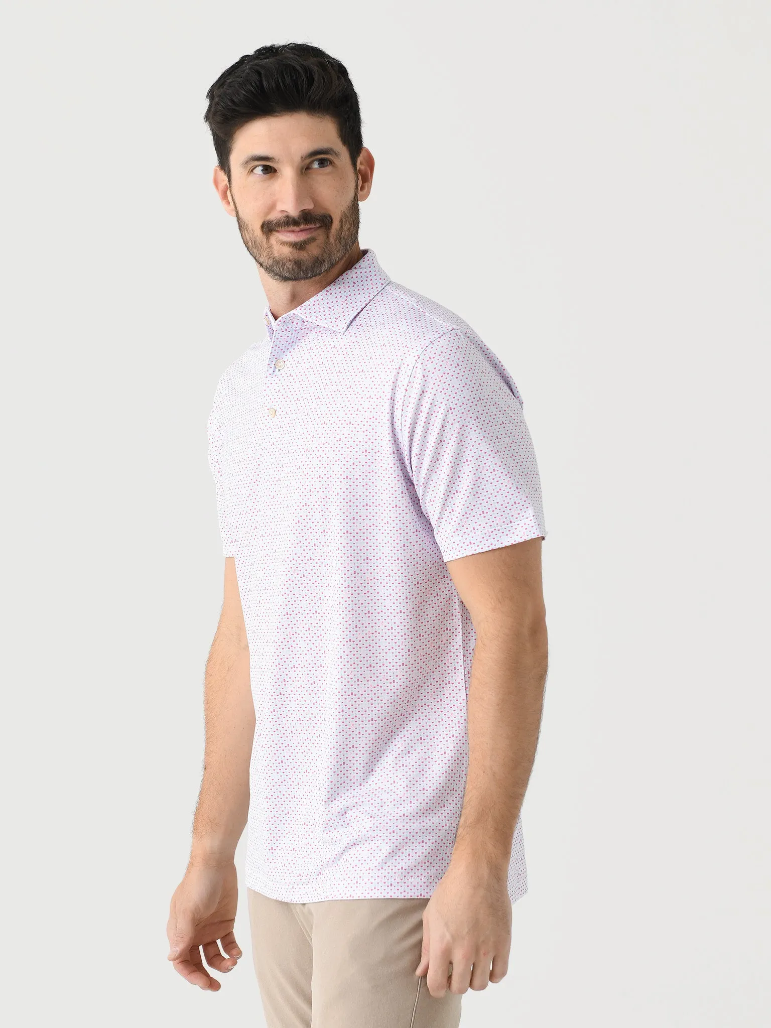 Peter Millar Crown Sport Men's The Bees Knees Performance Jersey Polo sold by Saint Bernard product image thumbnail 3