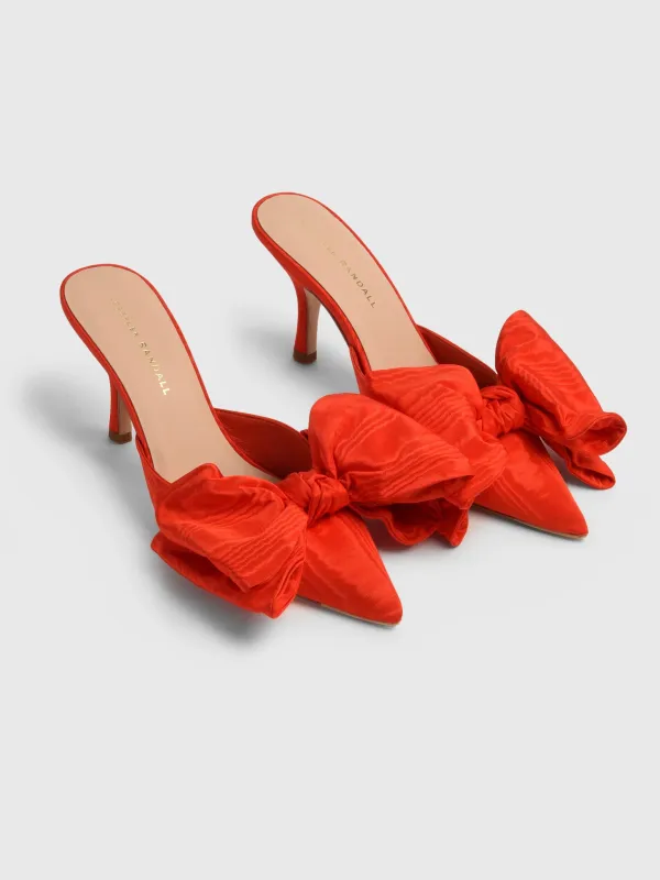 Loeffler Randall Women's Margot Moiré Bow Mule made by Loeffler Randall