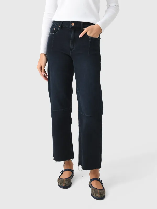 Le Jean Women's Pixie Ankle Fray Jean made by Le Jean