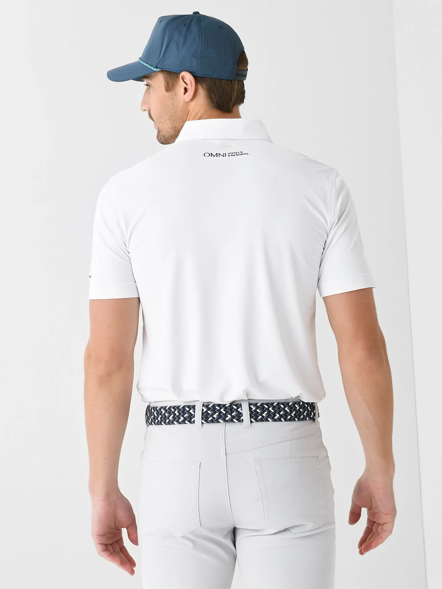 Peter Millar Crown Crafted Men's Soul Performance Mesh Omni Polo sold by Saint Bernard product image thumbnail 4