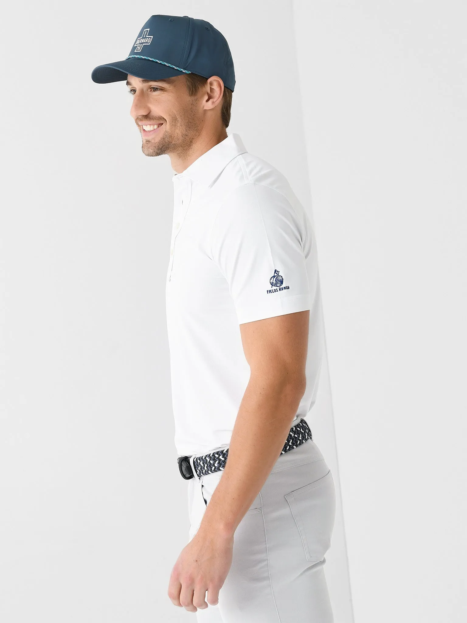 Peter Millar Crown Crafted Men's Soul Performance Mesh Omni Polo sold by Saint Bernard product image thumbnail 3