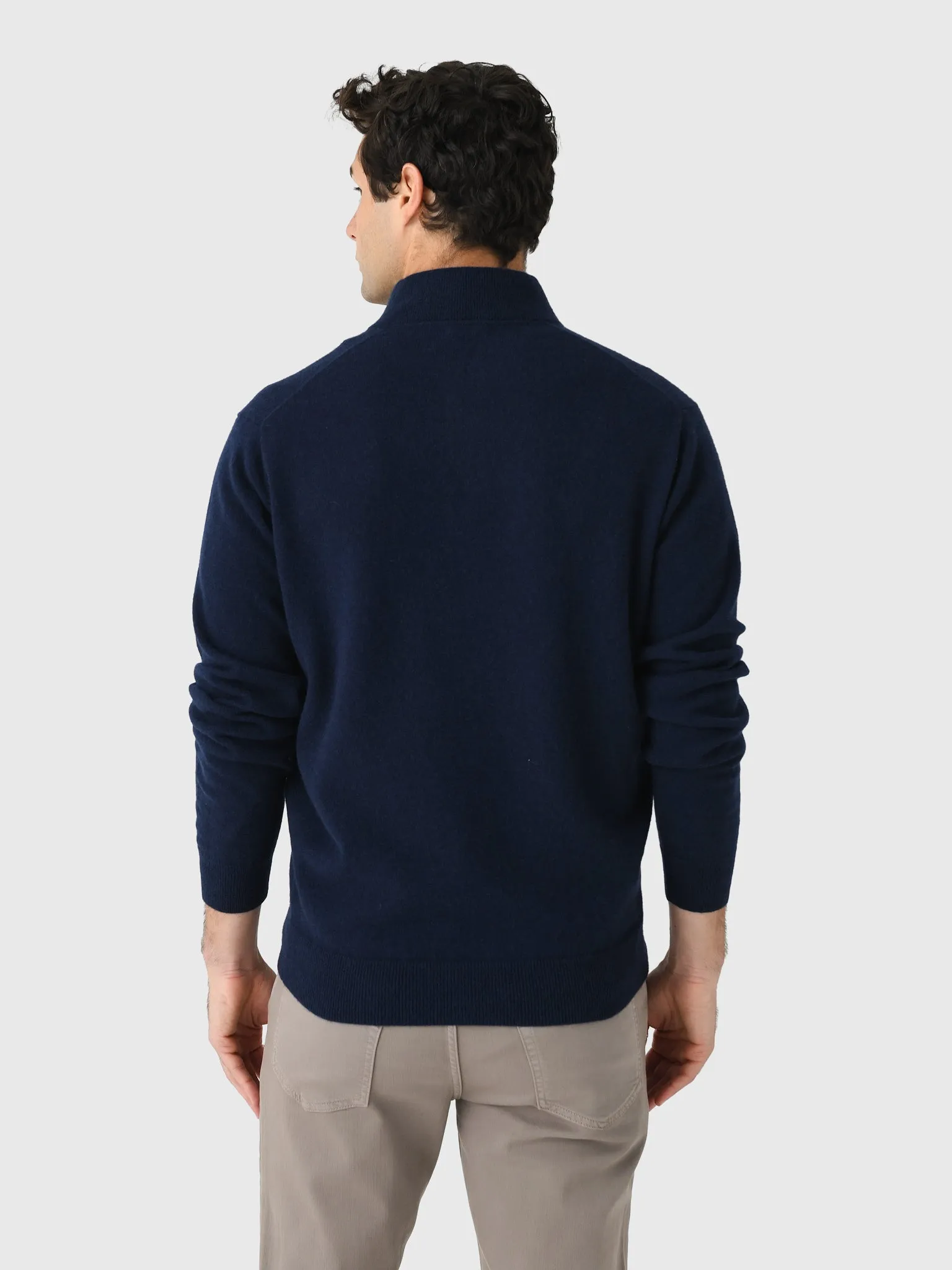 Peter Millar Crown Crafted Men's Artisan Crafted Cashmere Flex Quarter-Zip sold by Saint Bernard product image thumbnail 3
