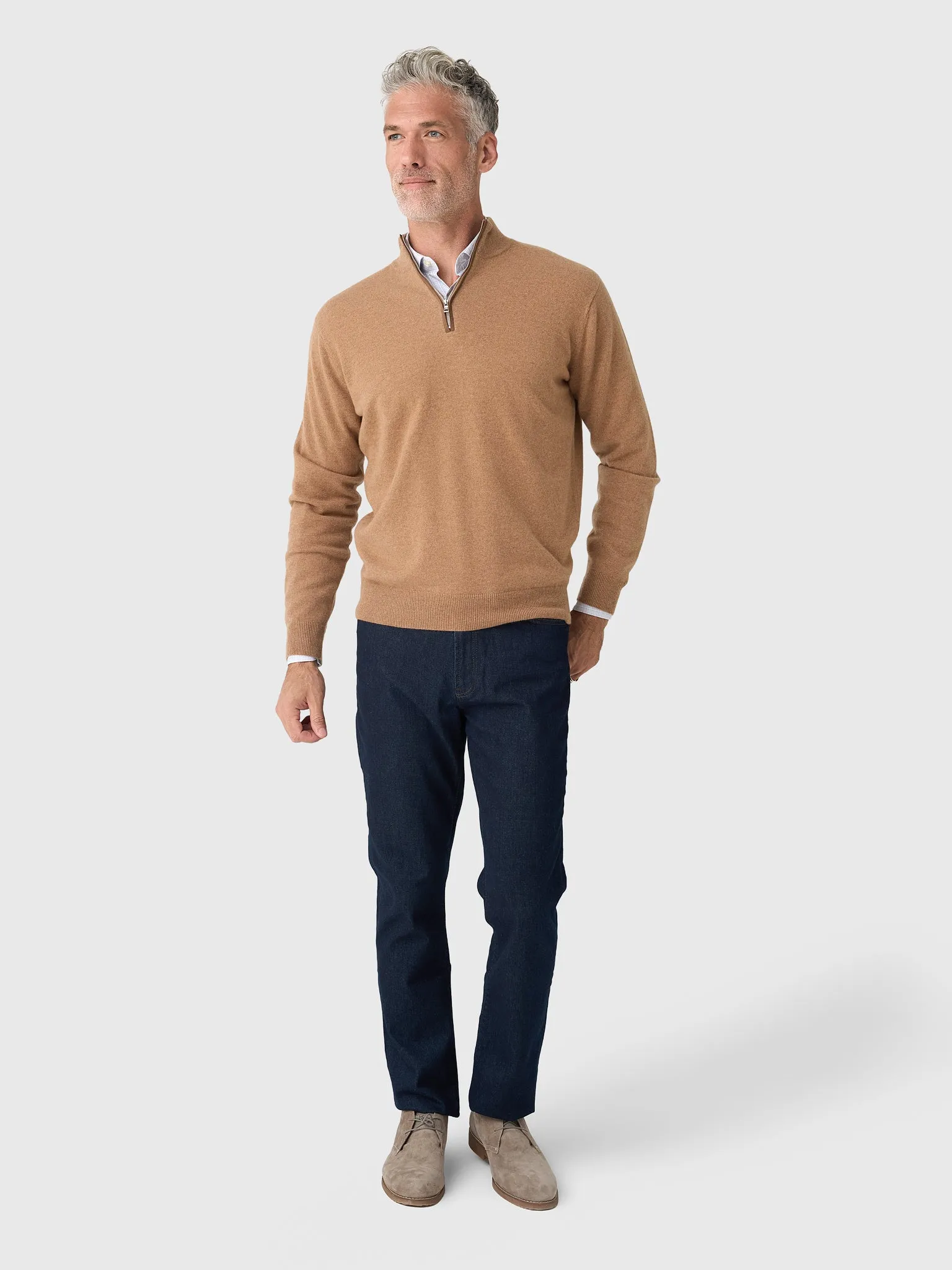 Peter Millar Crown Crafted Men's Artisan Crafted Cashmere Flex Quarter-Zip sold by Saint Bernard product image thumbnail 5