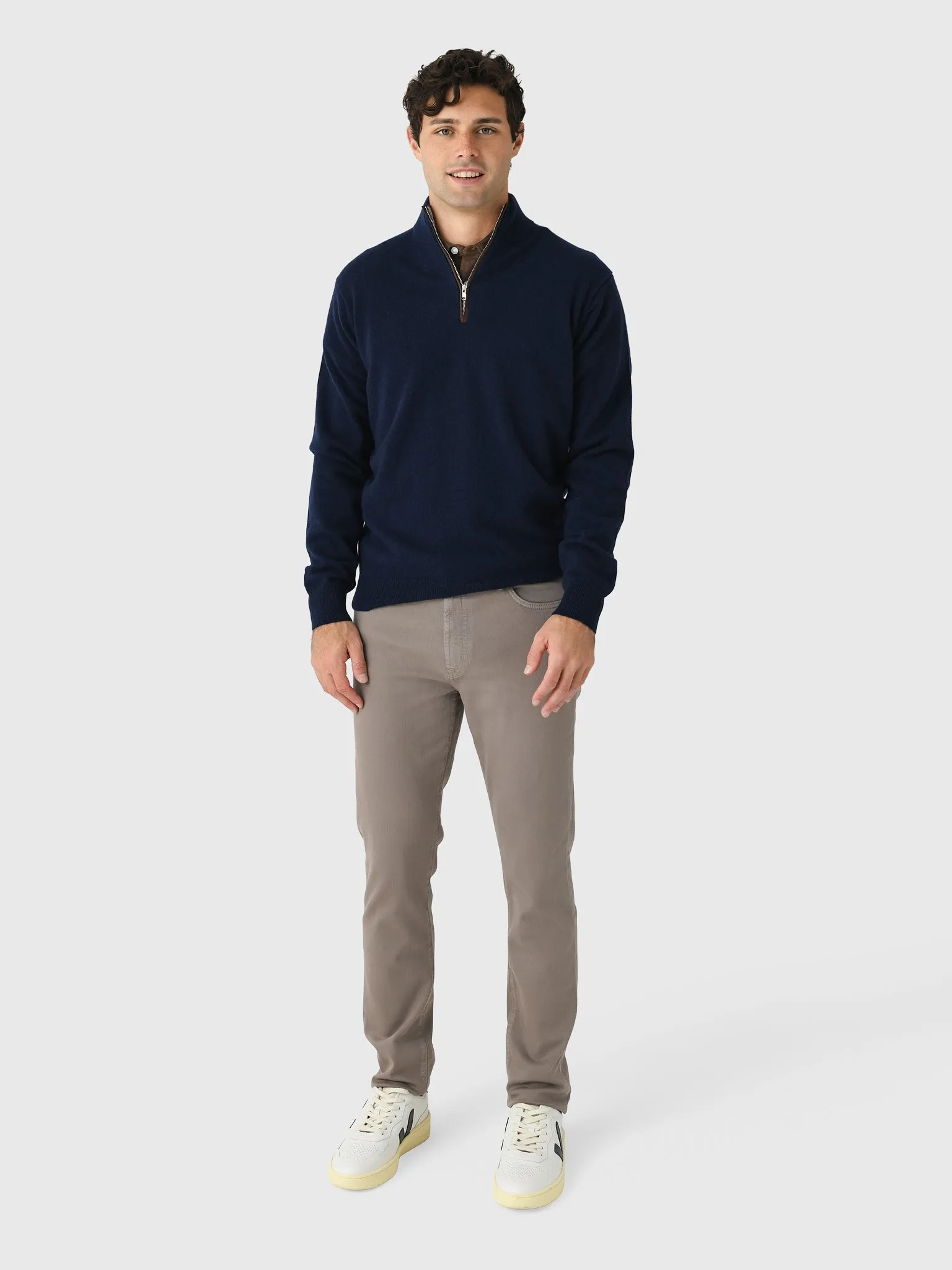 Peter Millar Crown Crafted Men's Artisan Crafted Cashmere Flex Quarter-Zip sold by Saint Bernard product image thumbnail 2