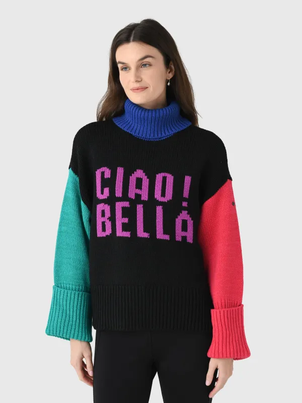 Goldbergh Women's Siena Long Sleeve Knit Sweater made by Goldbergh