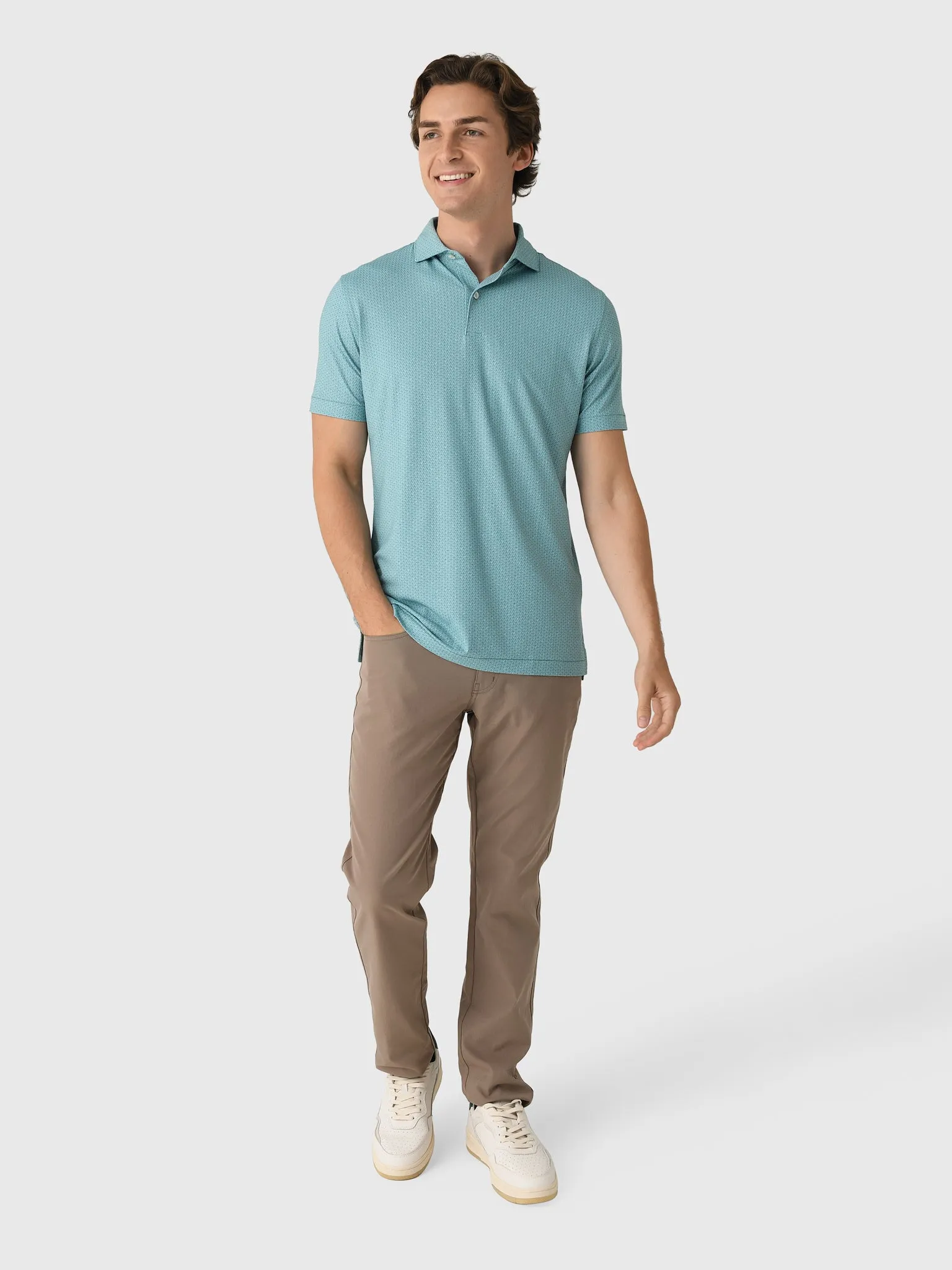 Peter Millar Crown Crafted Men's Corinth Performance Jersey Polo sold by Saint Bernard product image thumbnail 2