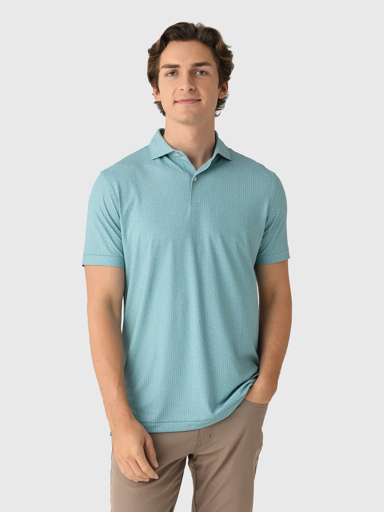 Peter Millar Crown Crafted Men's Corinth Performance Jersey Polo sold by Saint Bernard