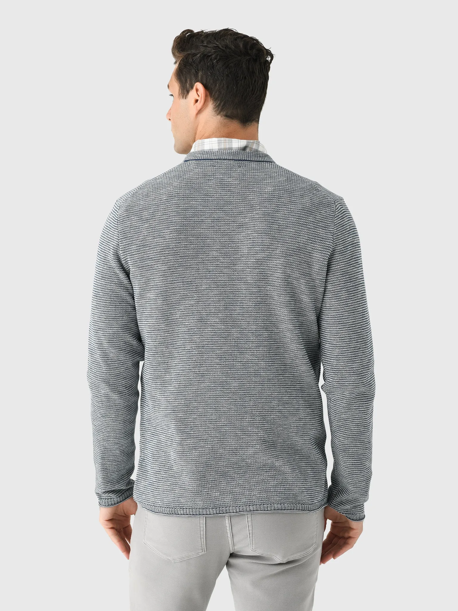 Billy Reid Men's Tuck Stripe Crew sold by Saint Bernard product image thumbnail 5