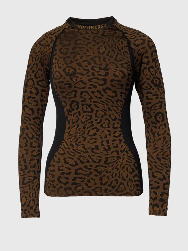 Goldbergh Women's Feline Base Layer Top made by Saint Bernard