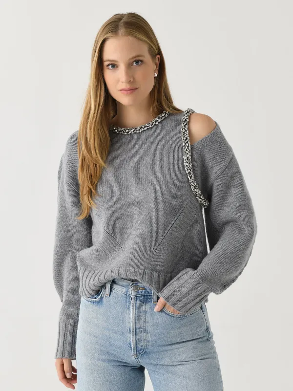 Simkhai Women's Monroe Embellished Pullover made by Simkhai