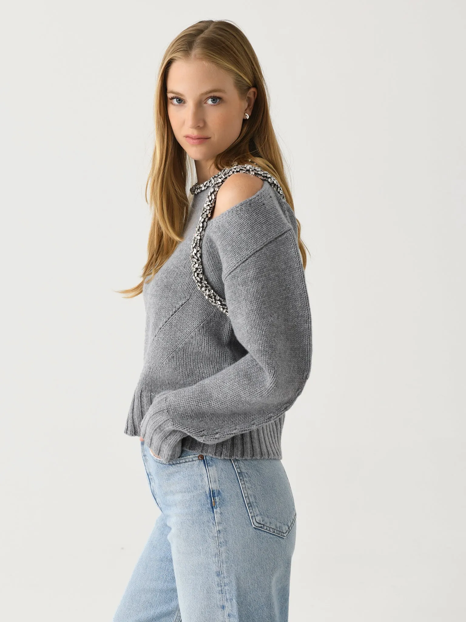 Simkhai Women's Monroe Embellished Pullover sold by Saint Bernard product image thumbnail 3