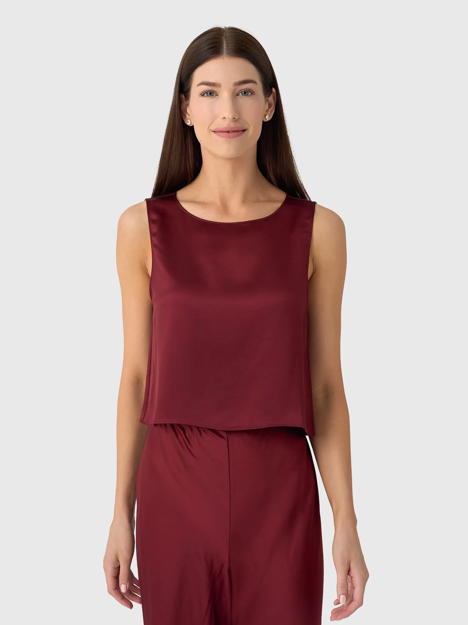 Leset Women's Barb Crop Sleeveless Crew sold by Saint Bernard