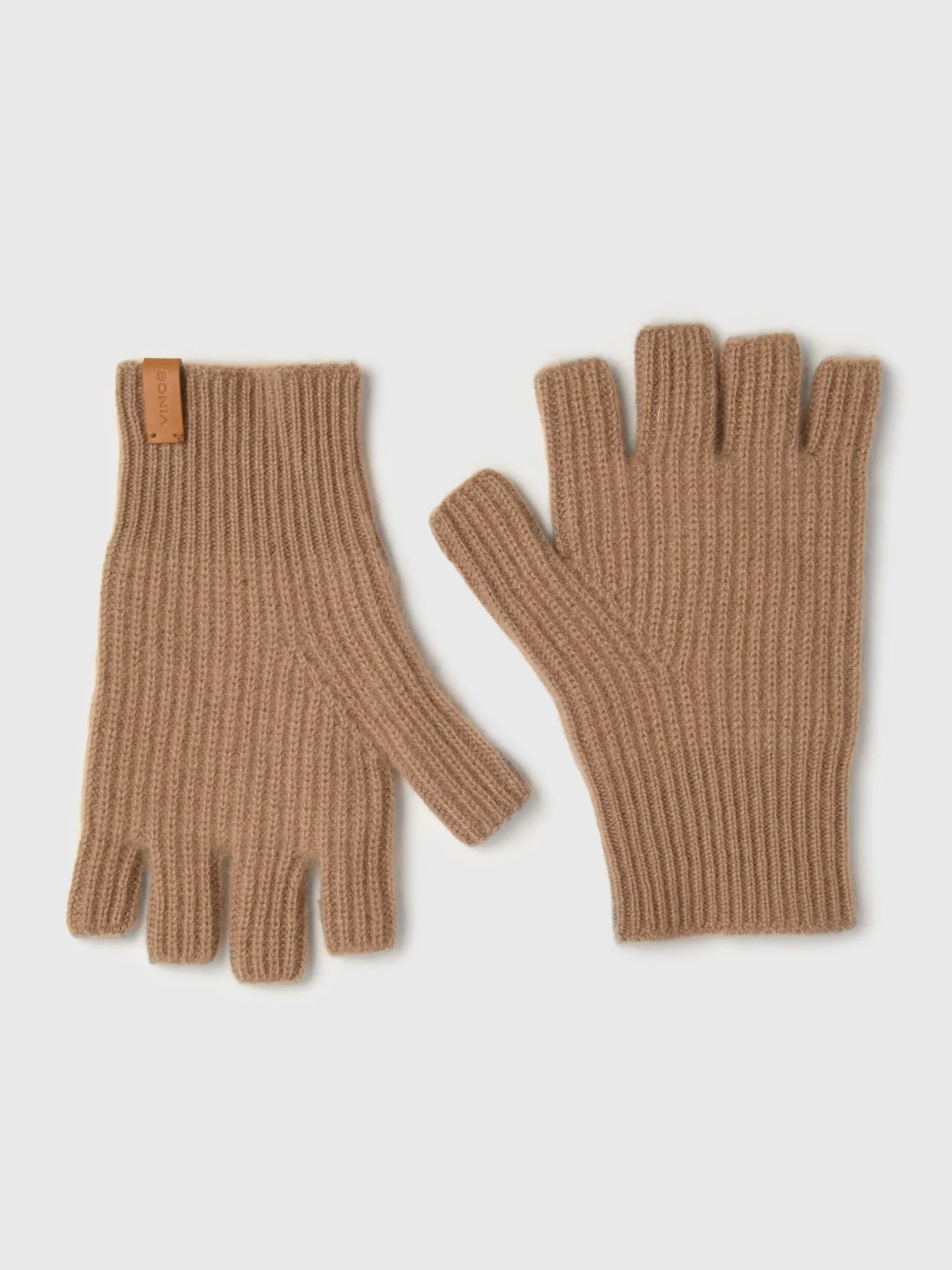 Vince Women's Plush Cashmere Fingerless Ribbed Glove sold by Saint Bernard product image thumbnail 4