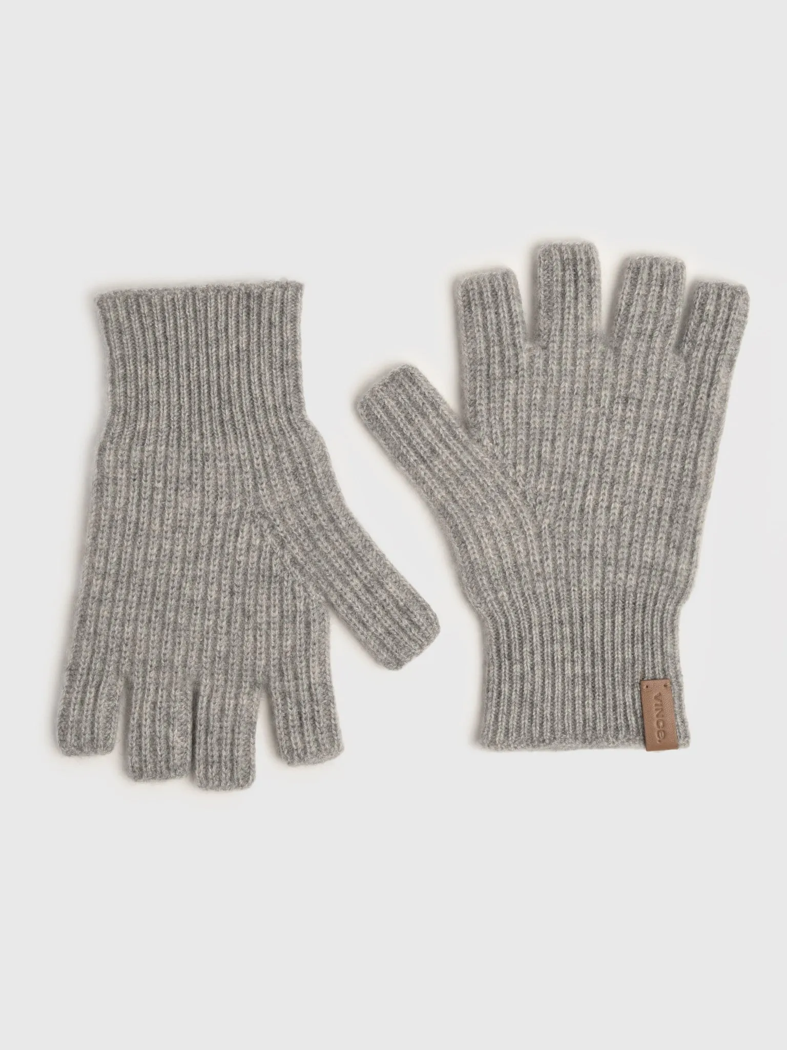 Vince Women's Plush Cashmere Fingerless Ribbed Glove sold by Saint Bernard product image thumbnail 3