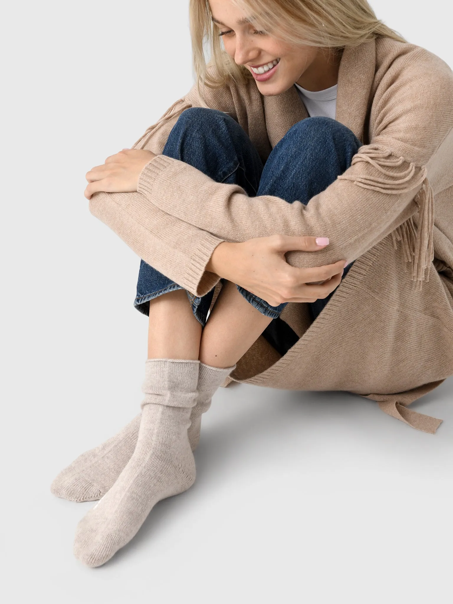 Vince Women's Cashmere Jersey Short Socks sold by Saint Bernard product image thumbnail 5