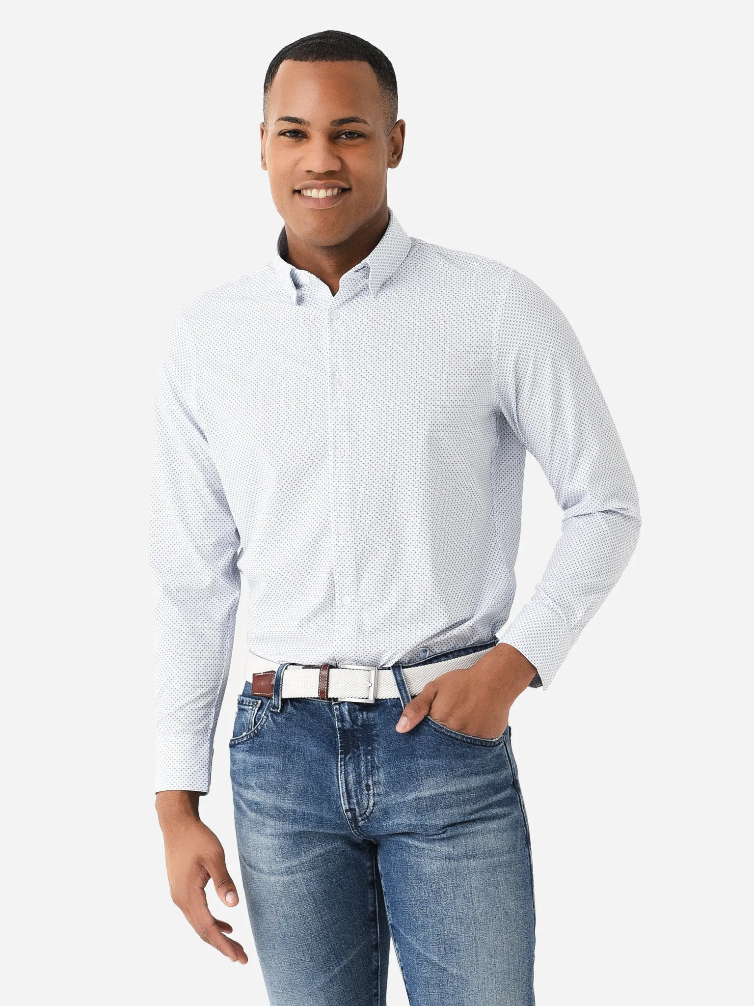 Mizzen+Main Men's Leeward Dress Shirt sold by Saint Bernard