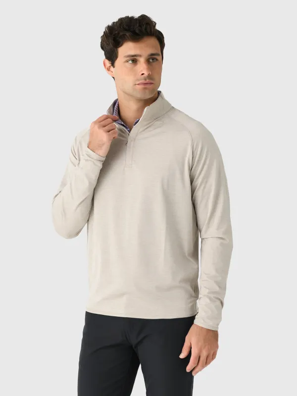 Peter Millar Crown Crafted Men's Stealth Performance Quarter-Zip sold by Saint Bernard