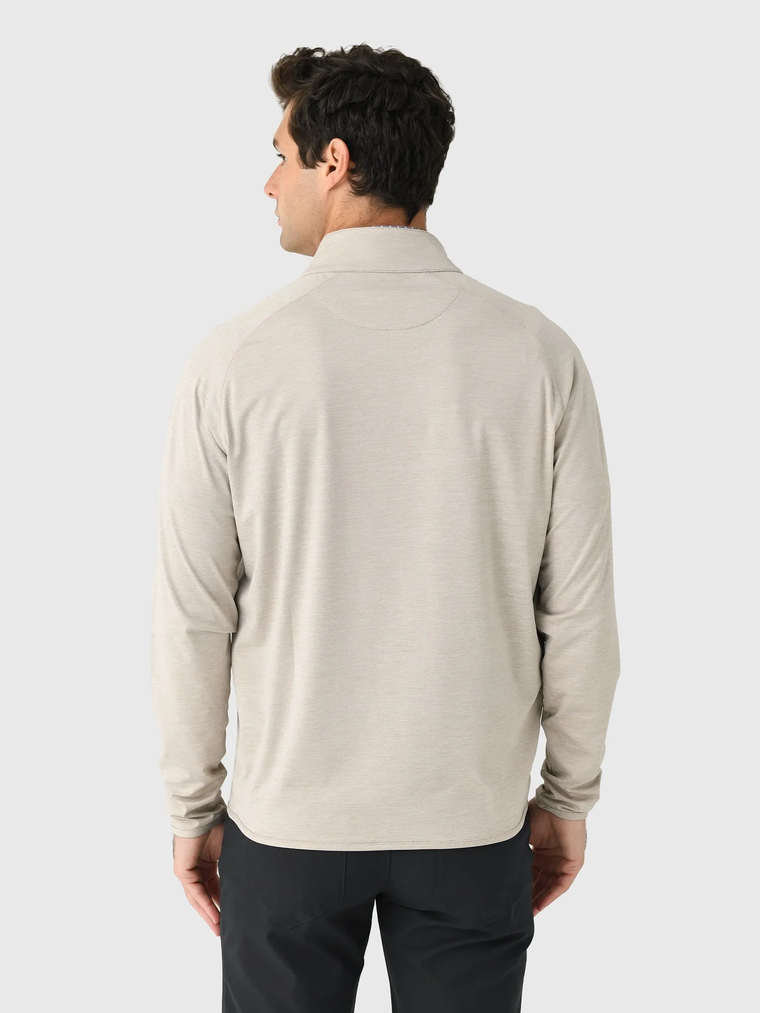 Peter Millar Crown Crafted Men's Stealth Performance Quarter-Zip sold by Saint Bernard product image thumbnail 3