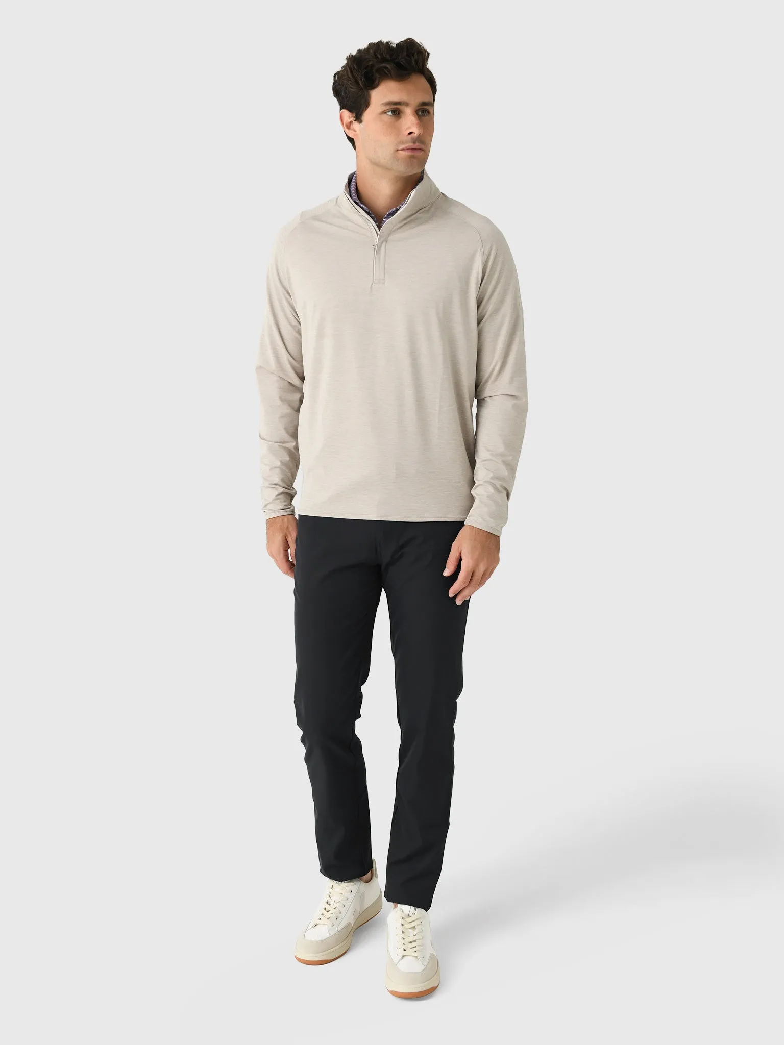Peter Millar Crown Crafted Men's Stealth Performance Quarter-Zip sold by Saint Bernard product image thumbnail 2