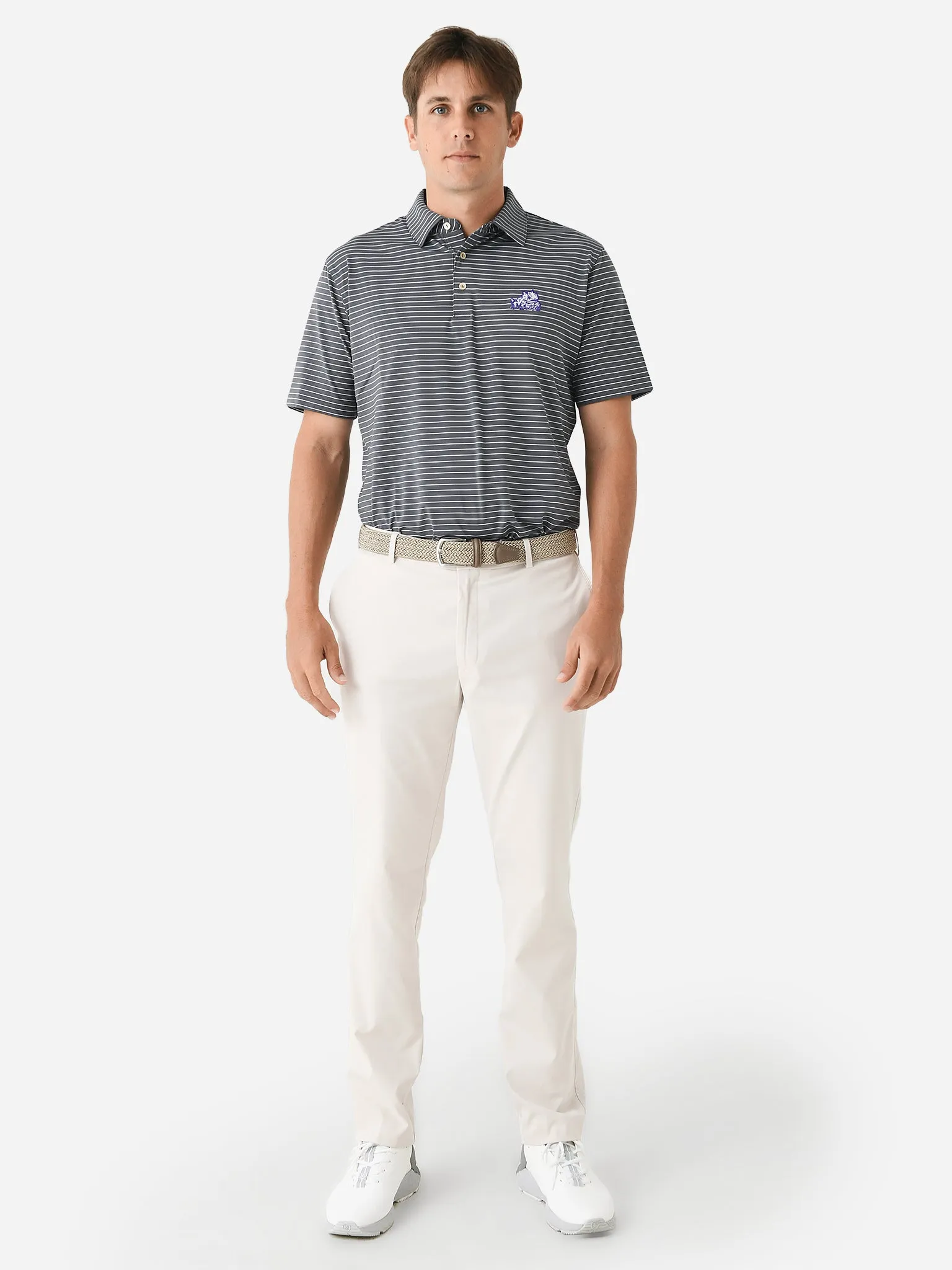 Peter Millar Collegiate Men's Crafty Performance Jersey Polo sold by Saint Bernard product image thumbnail 3