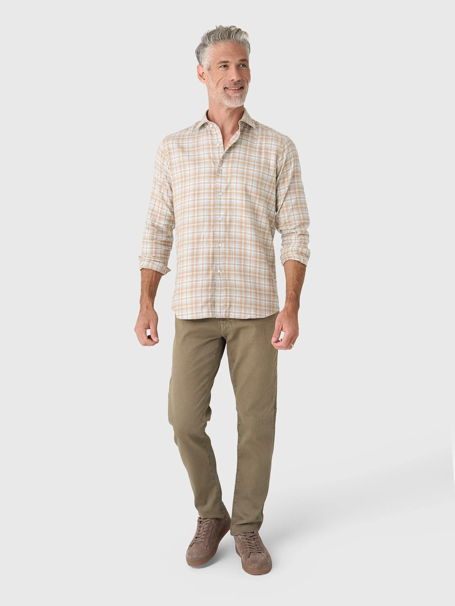 Peter Millar Crown Crafted Men's Varallo Italian Flannel Sport Shirt sold by Saint Bernard product image thumbnail 2