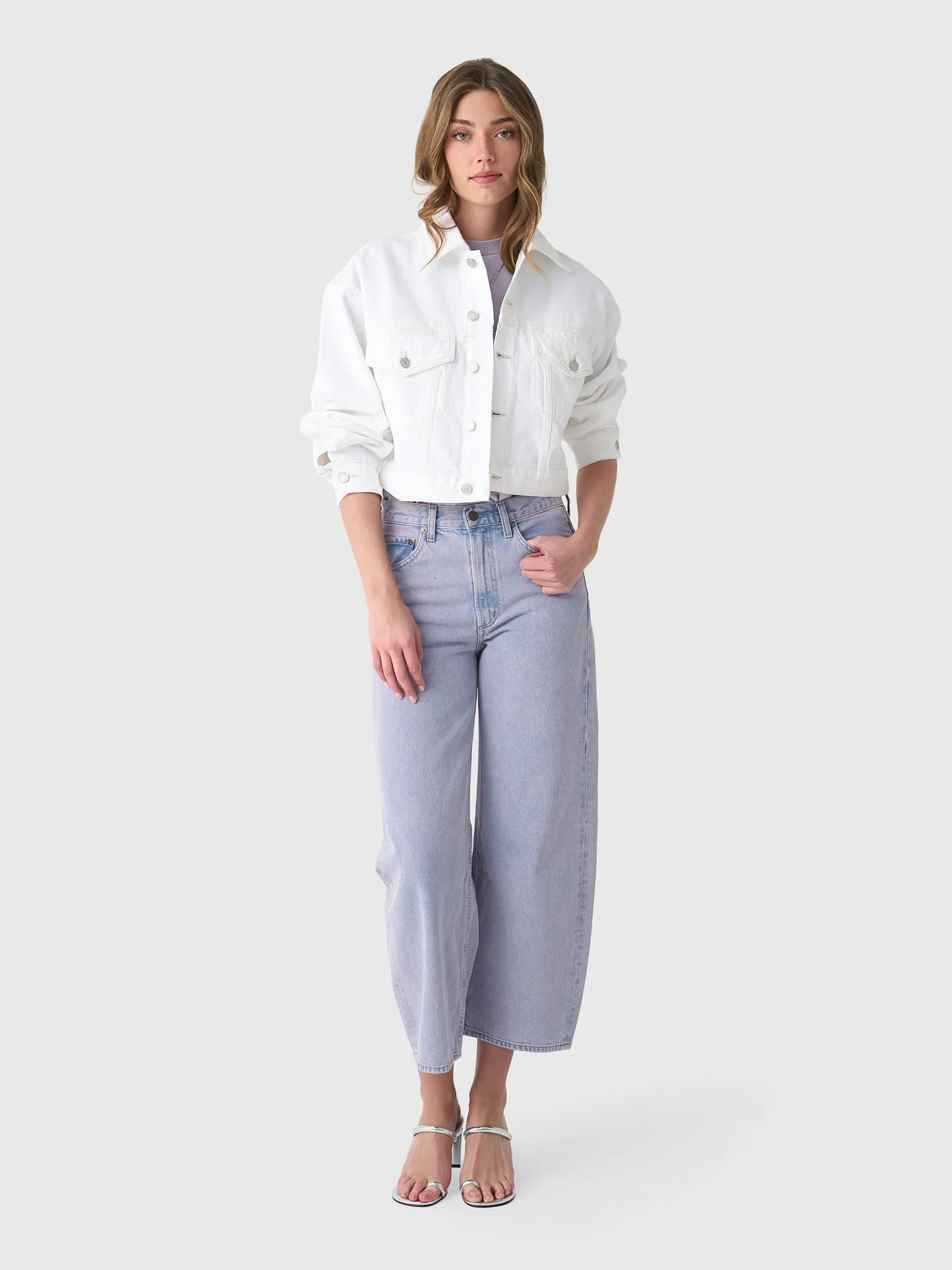 Agolde Women's Palmer Denim Jacket sold by Saint Bernard product image thumbnail 2