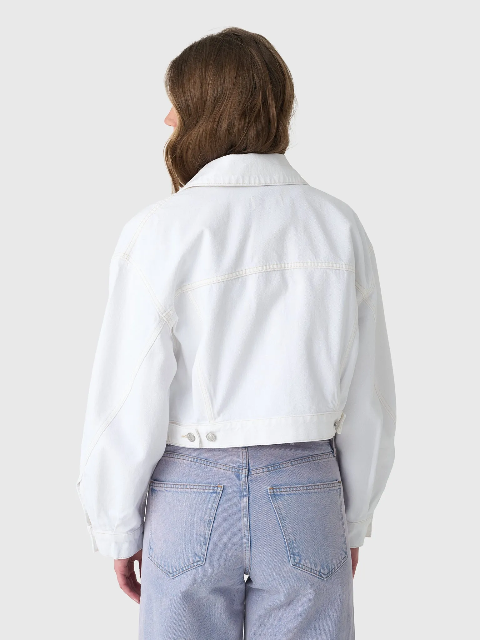 Agolde Women's Palmer Denim Jacket sold by Saint Bernard product image thumbnail 4