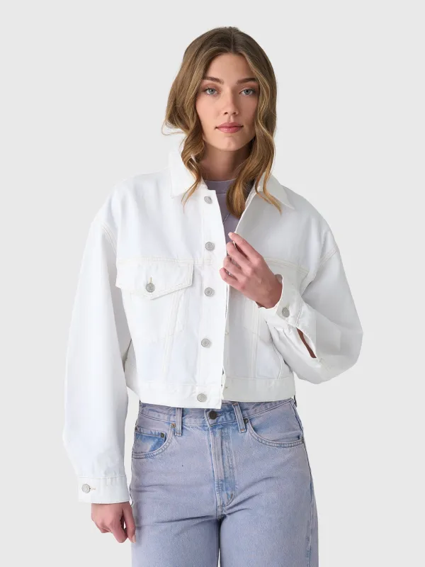 Agolde Women's Palmer Denim Jacket sold by Saint Bernard