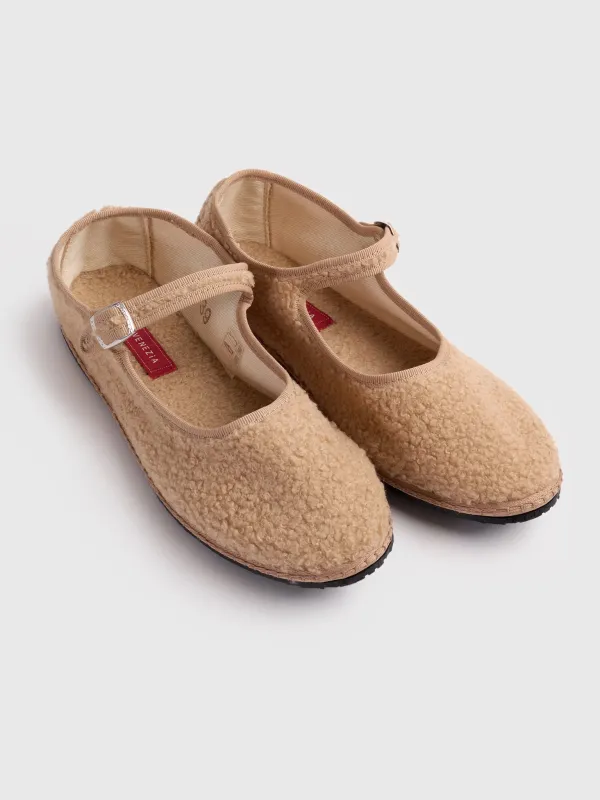 Vibi Venezia Women's Mary Jane Bouclé Flat made by ViBi VENEZiA
