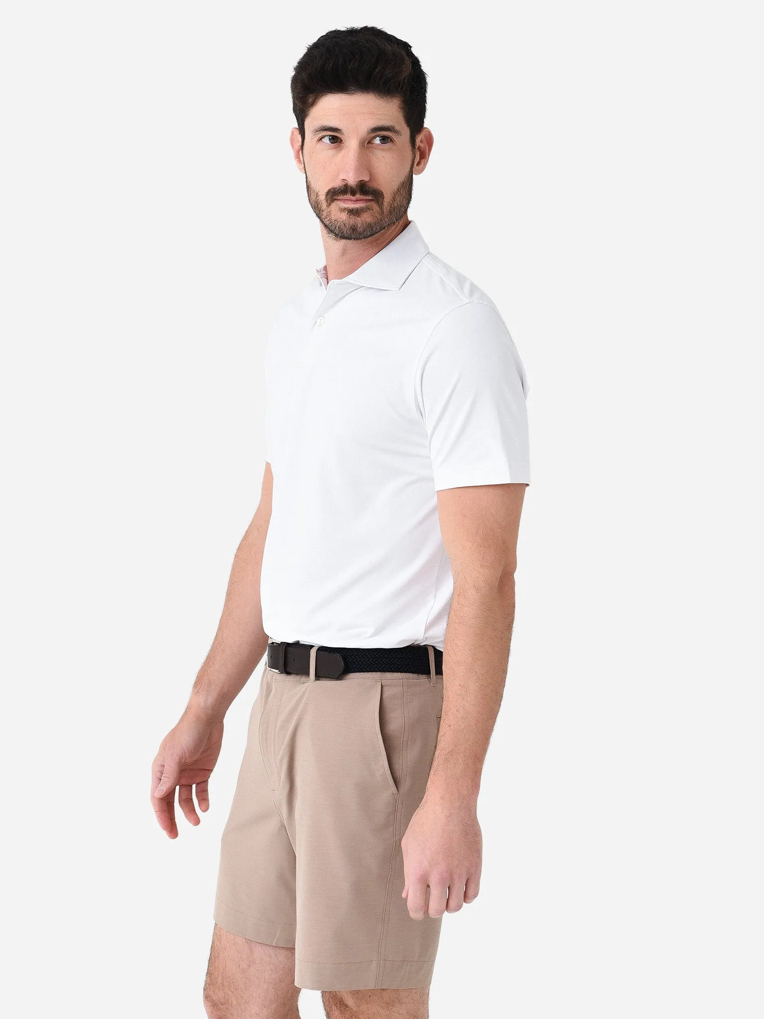 Peter Millar Crown Crafted Men's Solid Performance Jersey Polo sold by Saint Bernard product image thumbnail 3
