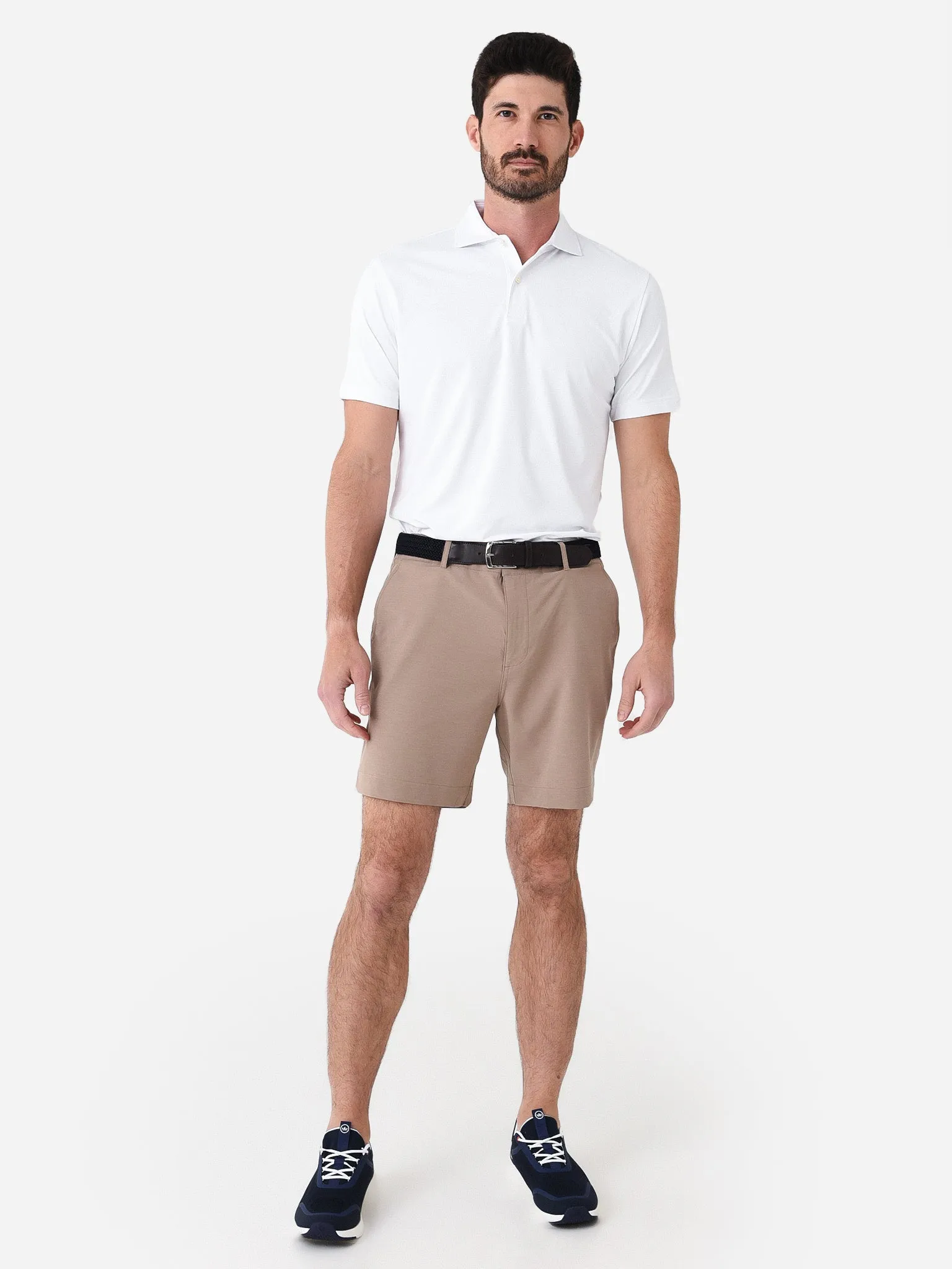Peter Millar Crown Crafted Men's Solid Performance Jersey Polo sold by Saint Bernard product image thumbnail 2