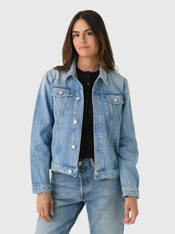 Mother Women's The Bruiser Denim Jacket sold by Saint Bernard
