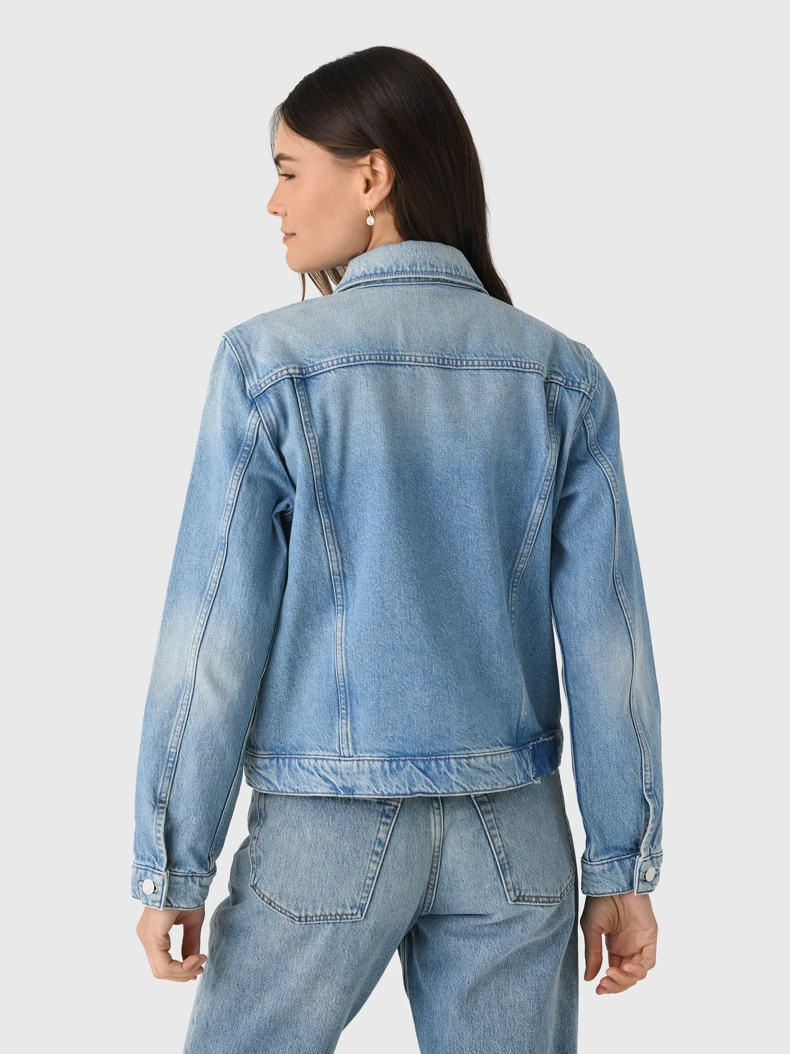Mother Women's The Bruiser Denim Jacket sold by Saint Bernard product image thumbnail 3