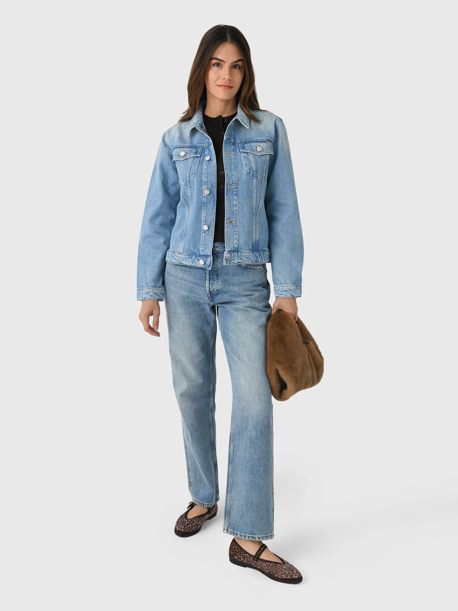 Mother Women's The Bruiser Denim Jacket sold by Saint Bernard product image thumbnail 2